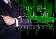 Corporate boards falling short of ESG competency