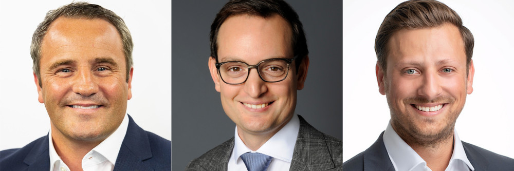 Chris McConville, Serge Reydellet & Anvar Karimson.