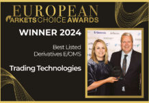 EMCAs 2024 – Winner, Best Listed Derivatives E/OMS EMCA 24 Trading Technologies